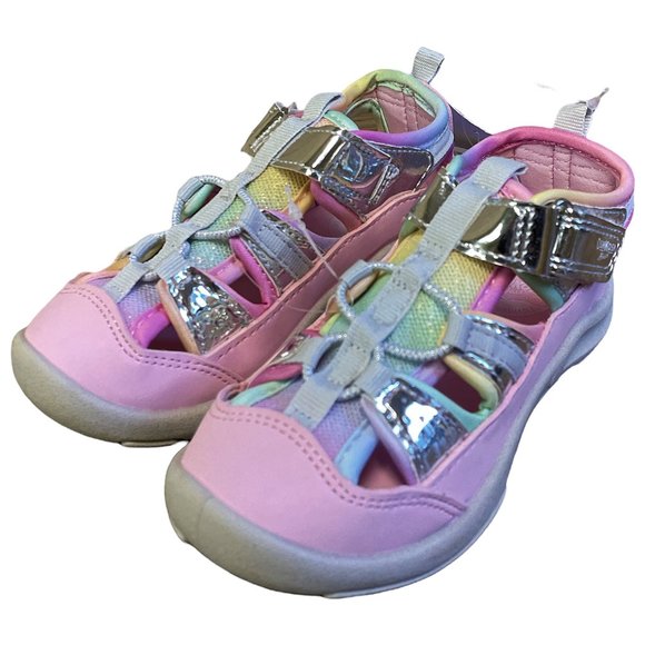 OshKosh B'gosh Other - OshKosh B'gosh Girl's Everyplay Flexible Outsole Bump Toe Sandals Rainbow Sz 7